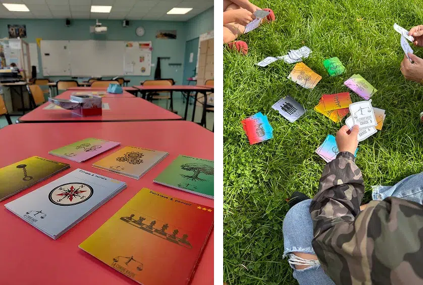 jeu de carte philosophique la corde raide