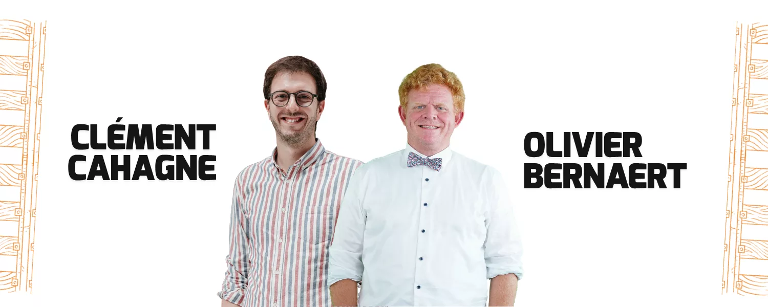 Clément Cahagne et Olivier Bernaert